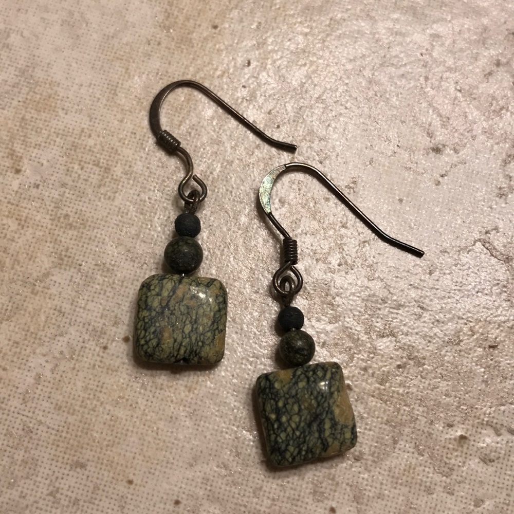 Dainty stone earrings